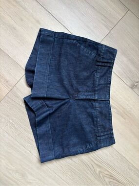 Express Women's Dark Blue Denim Shorts